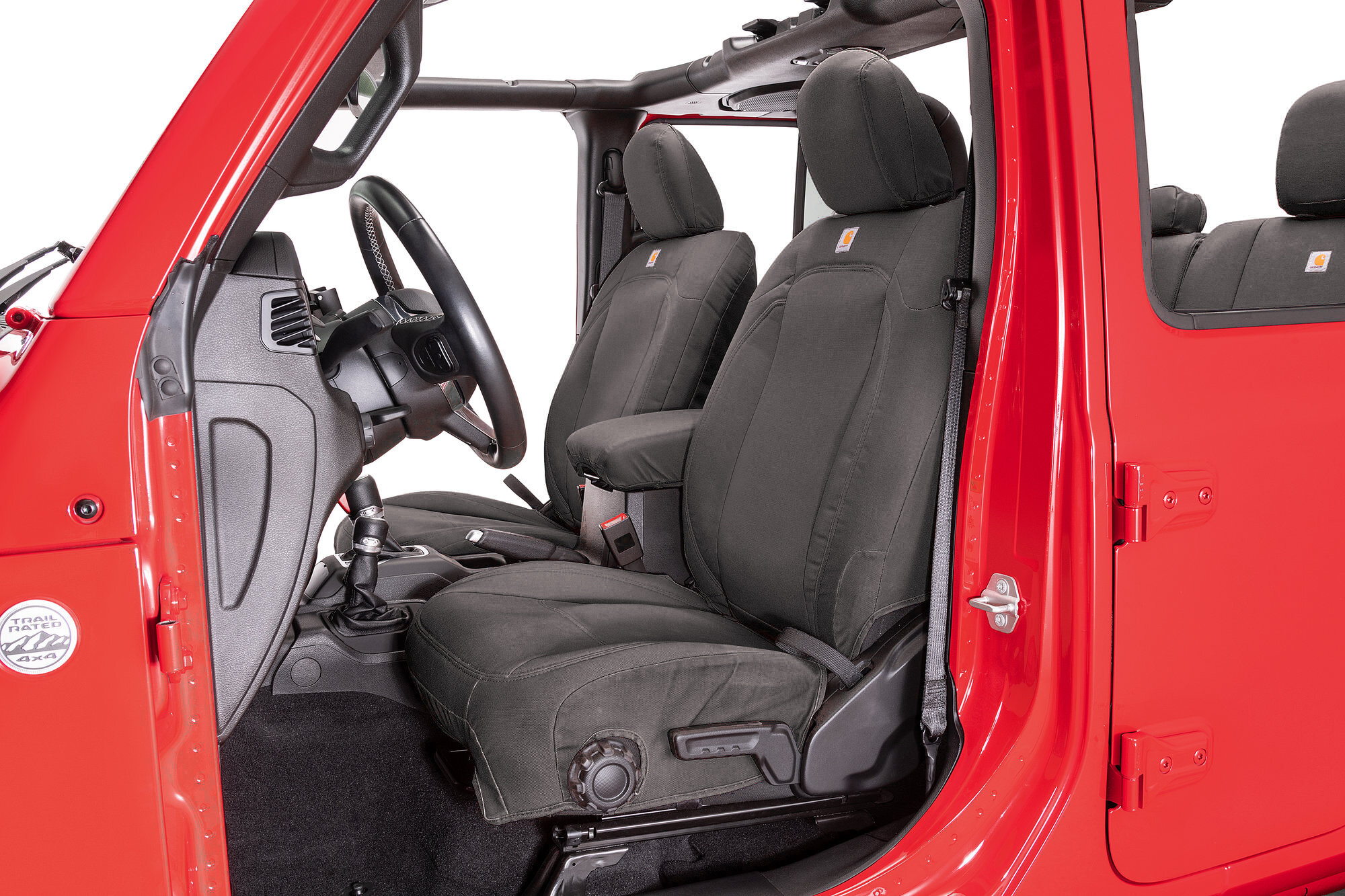 Covercraft Carhartt Super Dux PrecisionFit Custom Seat Covers for 18-26 Jeep Wrangler JL & Gladiator JT