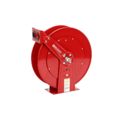 Reelcraft D84000 OLP 1 in. x 50 ft. Premium Duty Dual Pedestal Hose Reel