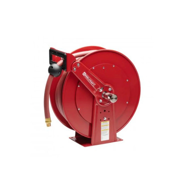 Reelcraft D84050 OLP 1 in. x 50 ft. Premium Duty Dual Pedestal Hose Reel