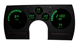 1982 - 1990 Camaro Digital LED Dash Instrument Cluster Gauges System, Speedometer, Tachometer, Oil Pressure, Water Temp, Voltmeter, Fuel