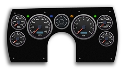1982 - 1989 Camaro PERFORMANCE II BLACK ELECTRIC SPEEDO Dash Instrument Cluster Gauge Kit: Speedometer, Tachometer, Oil Pressure, Water Temp, Voltmeter, Fuel