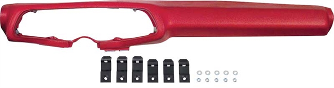 1970 - 1978 Camaro Dash Pad without Air Conditioning, FIRETHORN RED