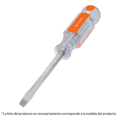 Truper 1/4"x4" Square Blade Screwdriver #14092-2 Pack