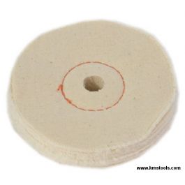 Dico 4" Cushion-Sewn Cotton Buffing Wheel