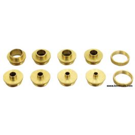 Woodpeckers 10pc Brass Template Guide Set