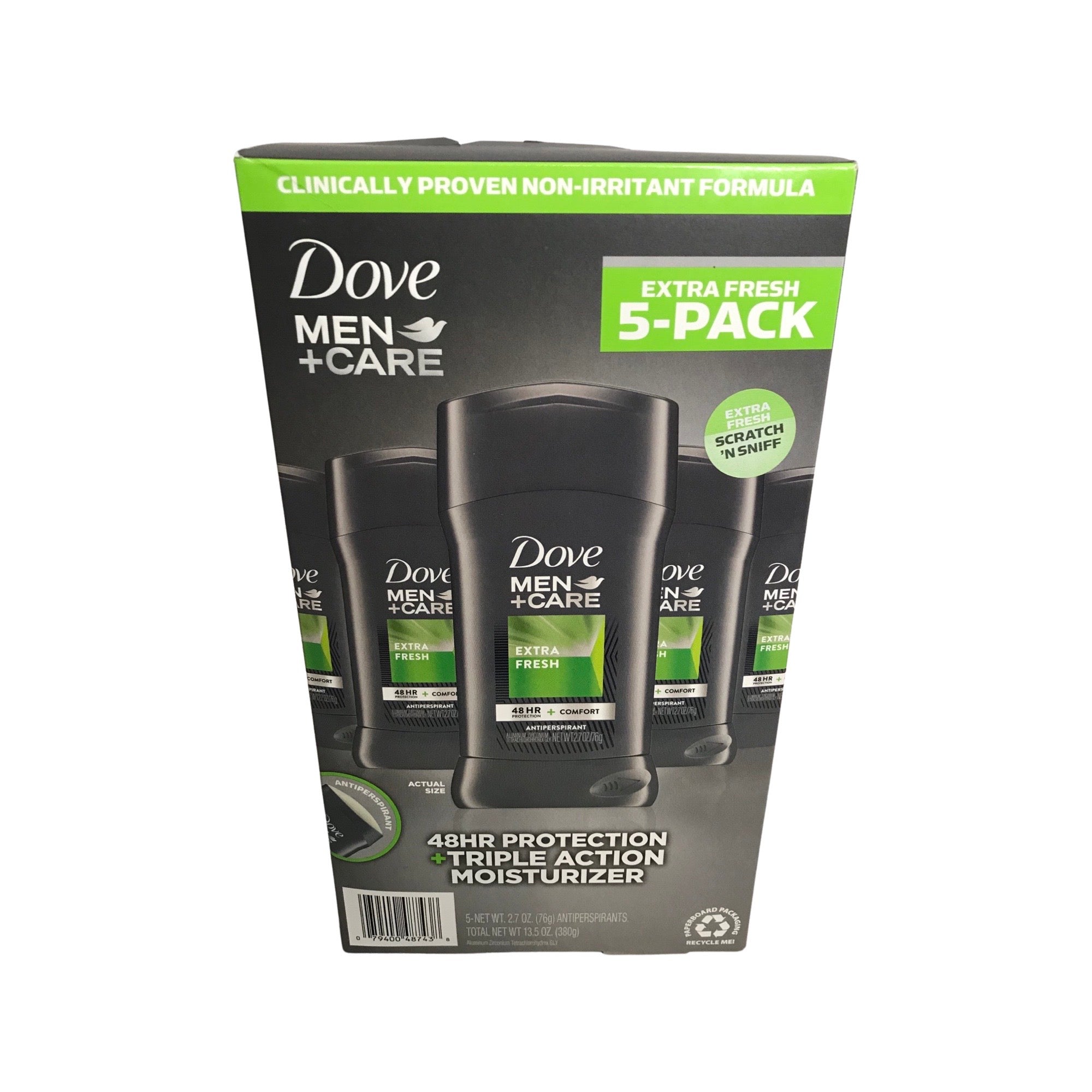 Dove Men+Care Antiperspirant Deodorant Extra Fresh (2.7 oz., 5 pk )