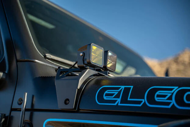 DV8 Offroad LBJL-12 Dual Light Pod Mounts for 21-23 Jeep Wrangler JL 4XE