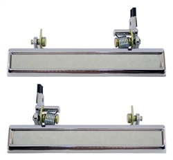 1976 - 1981 Camaro CHROME Exterior Door Handles, Pair of LH and RH