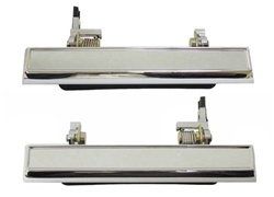 1970 - 1975 Camaro Correct Length Outside Chrome Door Handle, PAIR