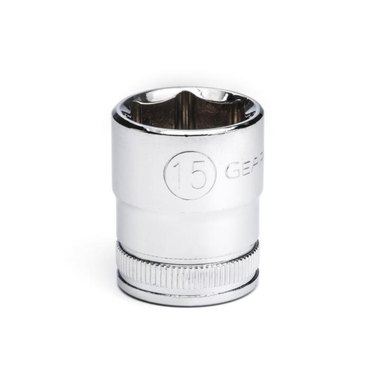 GearWrench 80383 3/8 Drive 15MM 6 Point Socket