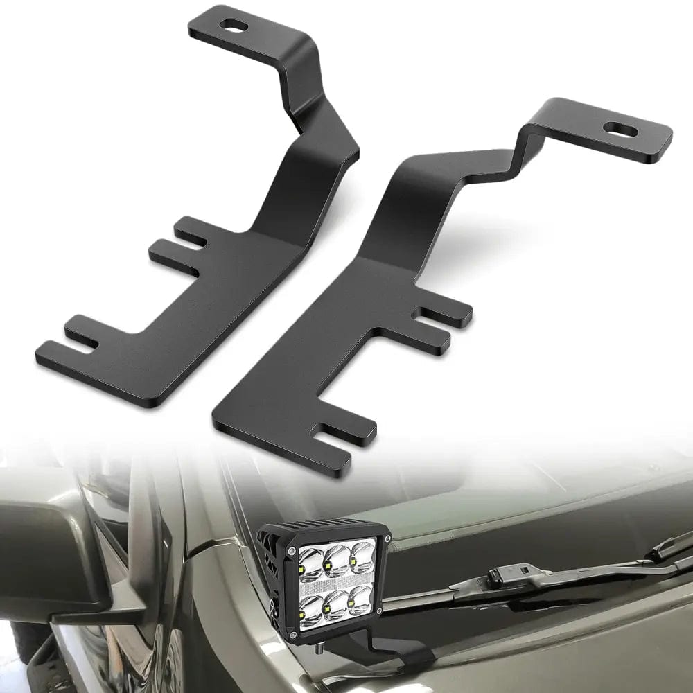 Ditch Light Hood Hinges Mounts For 2015-2022 Chevy Colorado 2015-2021 GMC Canyon