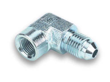 Earls `-3 90 Deg. to 1/8 NPT Gauge Fitting 968603ERL