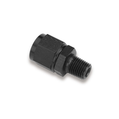Earls Adapter Fitting 8an Fem Swivel to Male 3/8 NPT AT916108ERL
