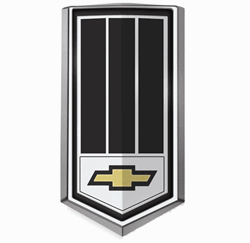 1979 Camaro Fuel Door Emblem for Z28, Bow Tie Logo Shield