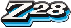 1978 Camaro Grille Emblem, "Z28" Logo, BLUE