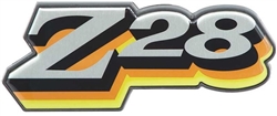 1978 Camaro Grille Emblem, "Z28" Logo, GREEN