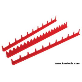 Ernst 20 Tool Screwdriver Rail Set - Red