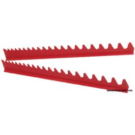 Ernst 20 Tool Wrench Organizer Rails - Red