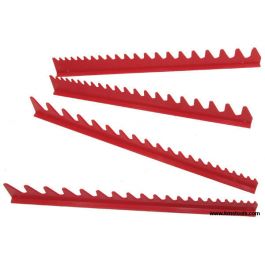 Ernst 40 Tool Space Saver Wrench Organizer Rails - Red