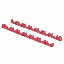 Ernst 14 Tool No-Slip Low-Profile Screwdriver Rail Set - Red