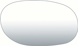 1970 - 1981 Camaro RH Exterior Bullet Door Mirror Replacement Glass, 5.4" X 3.2"