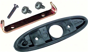 1970 - 1981 Camaro Exterior BULLET Door Mirror Mounting Bracket, Gasket and Hardware Kit, RH