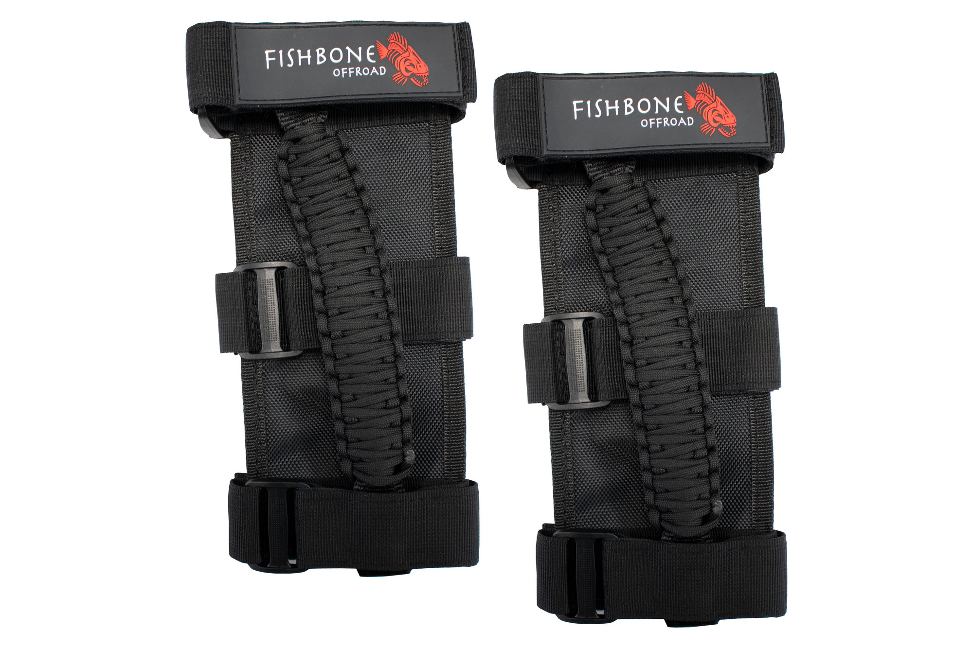 Fishbone Offroad Paracord Grab Handle Set for 87-18 Jeep Wrangler YJ, TJ and JK