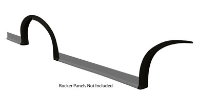 Fivestar MD3 Wheel Flares Dirt Black Right 007-261-BR