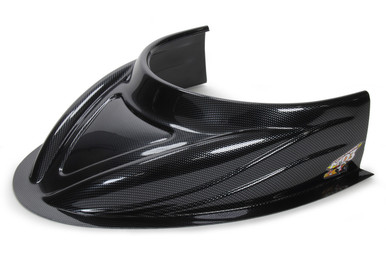 Fivestar MD3 Hood Scoop 5in Tall Flat Carbon Fiber Look 040-4113-CF