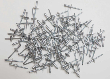 Fivestar Large Head Rivet Silver 100pc 3/16in 816-100L
