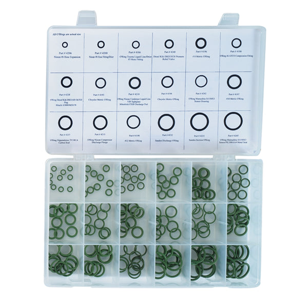 180 Piece Large Metric O-Ring Kit FJC4299
