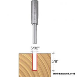 Freud 04-101 Two Flutes 1/4 in Shank 5/32" x 5/8" Straight Bit