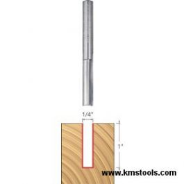 Freud 04-108 Two Flutes 1/4 in Shank 1/4" x 1" Straight Bit