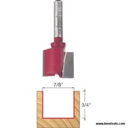 Freud 04-148 Two Flutes 1/4 in Shank 7/8" x 3/4" Straight Bit