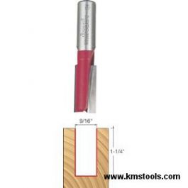 Freud 12-134 Two Flutes 1/2 in Shank 9/16" x 1-1/4" Straight Bit
