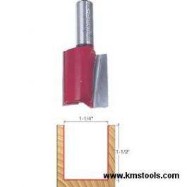 Freud 12-182 Two Flutes 1/2 in Shank 1-1/4" x 1-1/2" Straight Bit