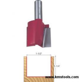 Freud 12-190 Two Flutes 1/2 in Shank 1-1/2" x 1-1/4" Straight Bit