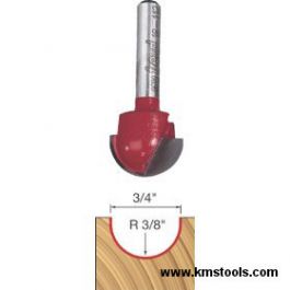Freud 18-112 1/4 in Shank 3/4" x 7/16" Round Nose Bit