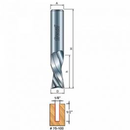 Freud 76-100 1/4 in Shank 1/8" x 1/2" Spiral Bit