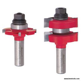 Freud 99-036 1/2 in Shank 1-3/4" x 13/16" - 1-11/32" Tongue and Groove Bit Set
