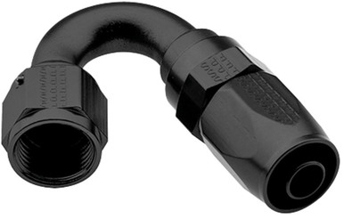 Fragola Hose Fitting #12 150 Deg Pro-Flow Black 231512-BL