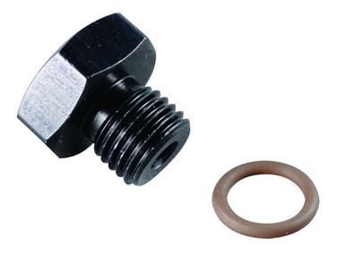 Fragola #16 Port Plug 1-5/16-12 Black 481416-BL