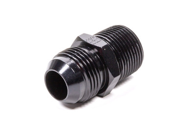 Fragola Straight Adapter Fitting #10 x 1/2 MPT Black 481610-BL