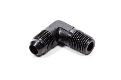 Fragola 90 Deg Adapter Fitting #4 x 1/8 MPT Black 482204-BL