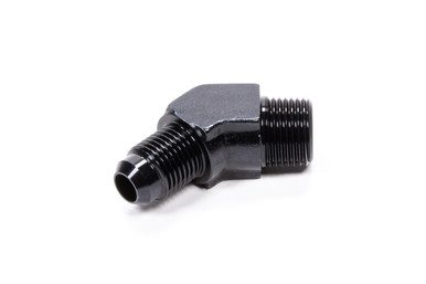 Fragola 45 Deg Adapter Fitting #6 x 1/2 MPT Black 482368-BL