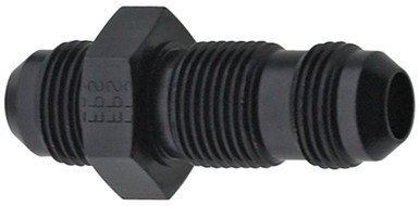 Fragola Str Bulkhead Fitting #6 Black 483206-BL