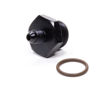 Fragola #4 x 7/8-14 (#10) Radius O-Ring Fitting Black 495112-BL