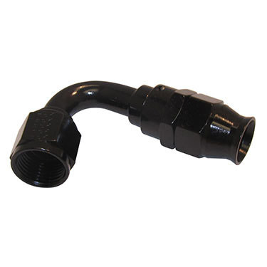 Fragola Hose Fitting #12 120 Deg PTFE Black 681212-BL
