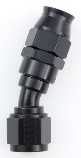 Fragola Hose Fitting #6 30 Deg PTFE Black 683006-BL
