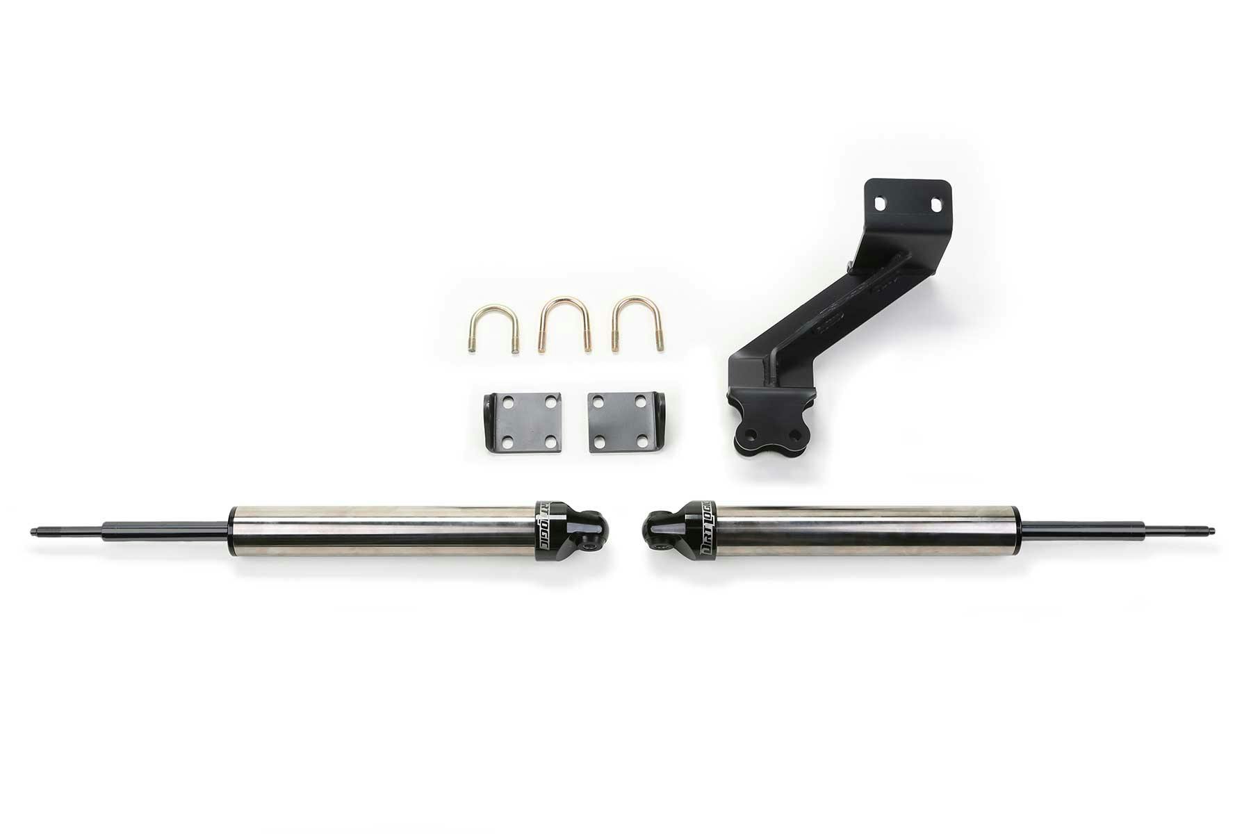 Fabtech FTS23164 Dirt Logic 2.25 Stainless Steel Steering Stabilizer Kit
